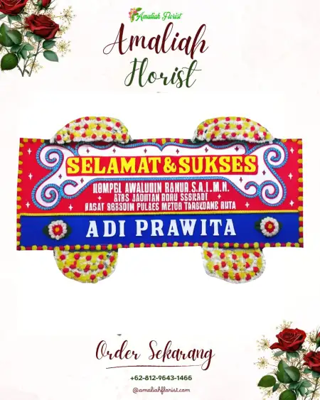 Papan Bunga Ucapan Selamat Ella Hilir