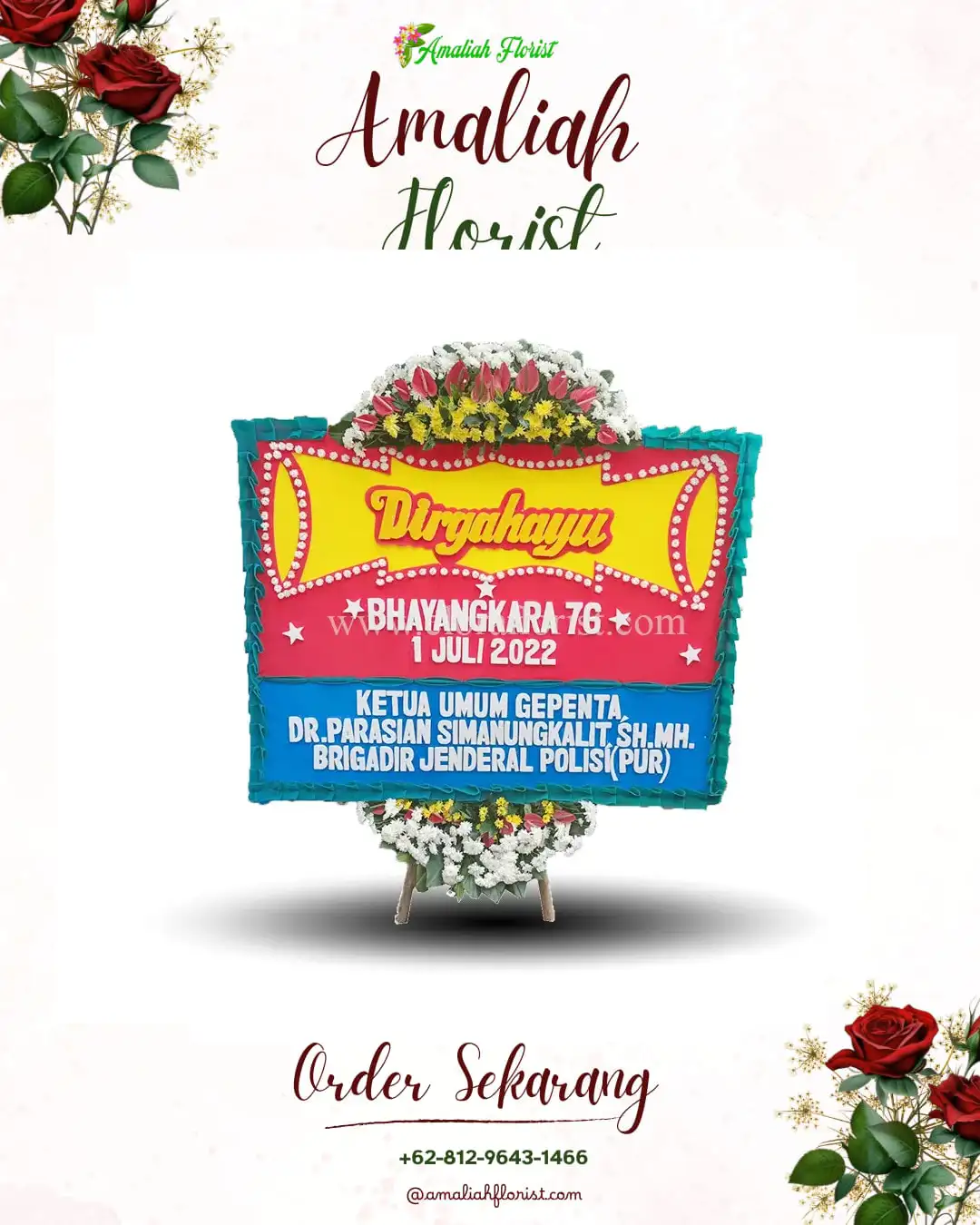 Papan Bunga HUT Ulang Tahun Ella Hilir